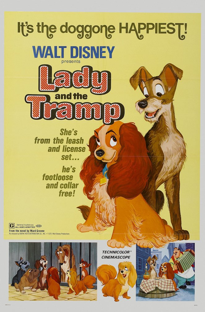 Lady a Tramp - Plagáty