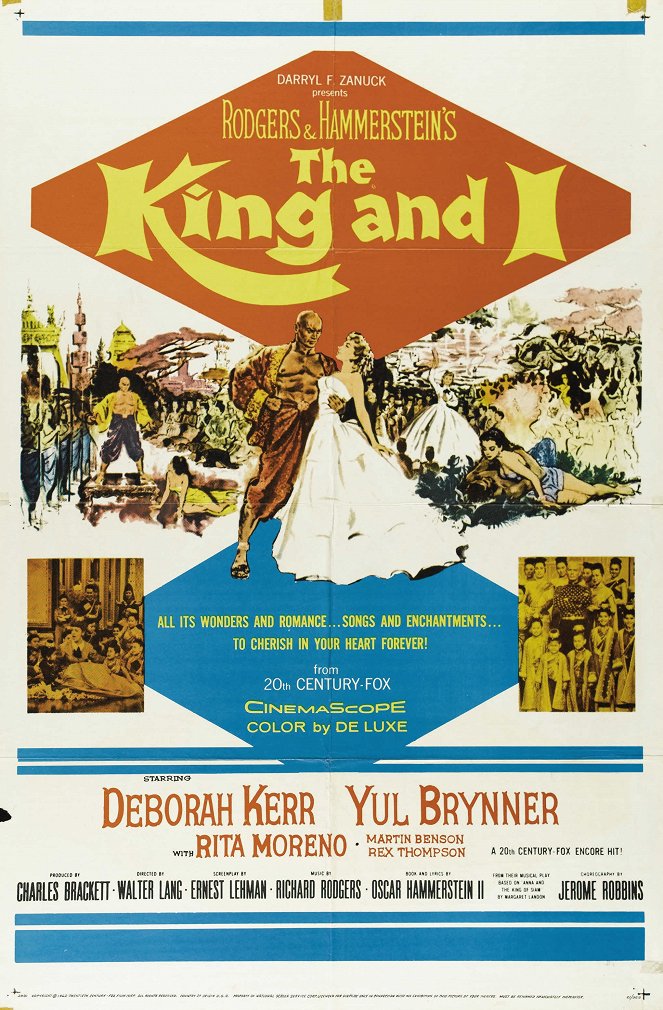 Anna és a sziámi király - Plakátok