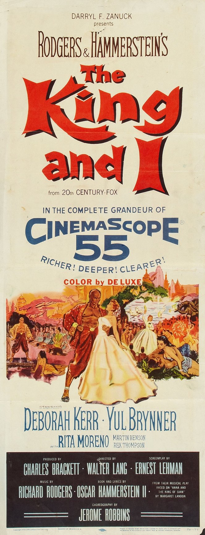 Anna és a sziámi király - Plakátok