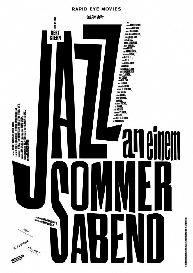 Jazz an einem Sommerabend - Plakate