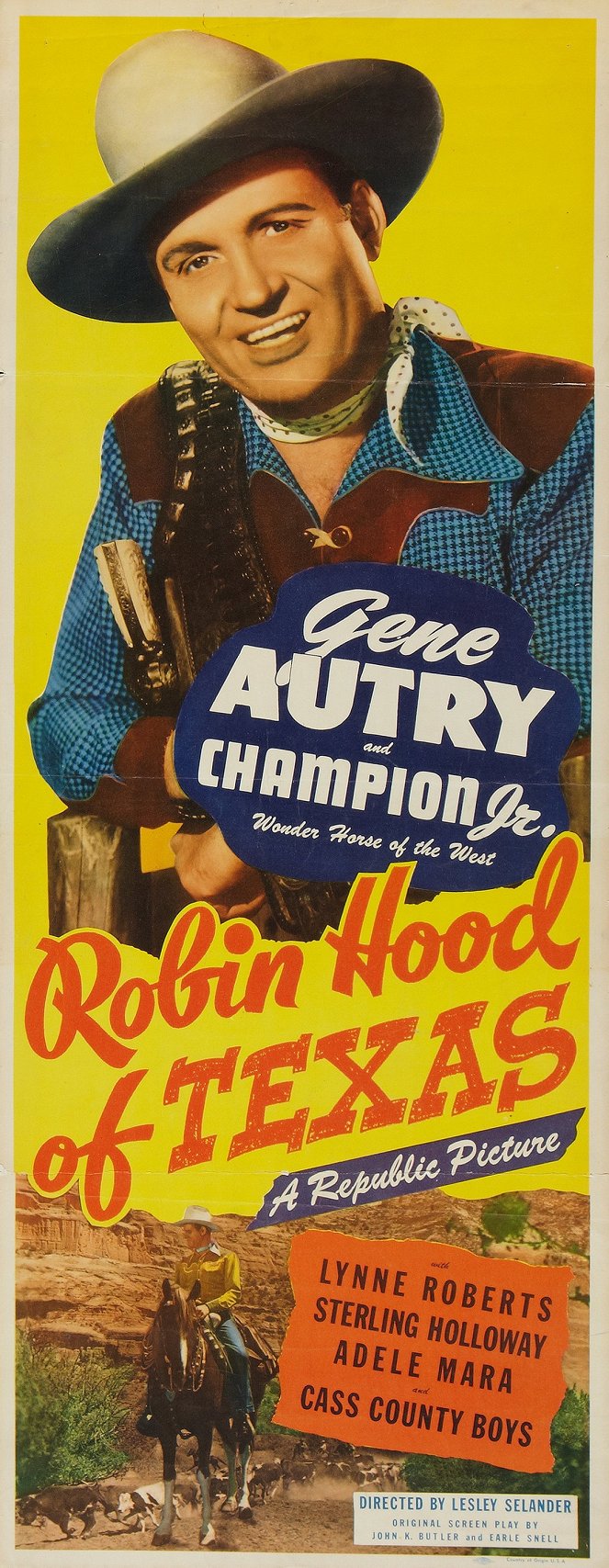 Robin Hood of Texas - Plakate