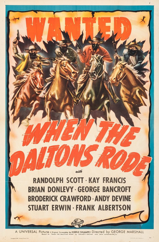 When the Daltons Rode - Plagáty