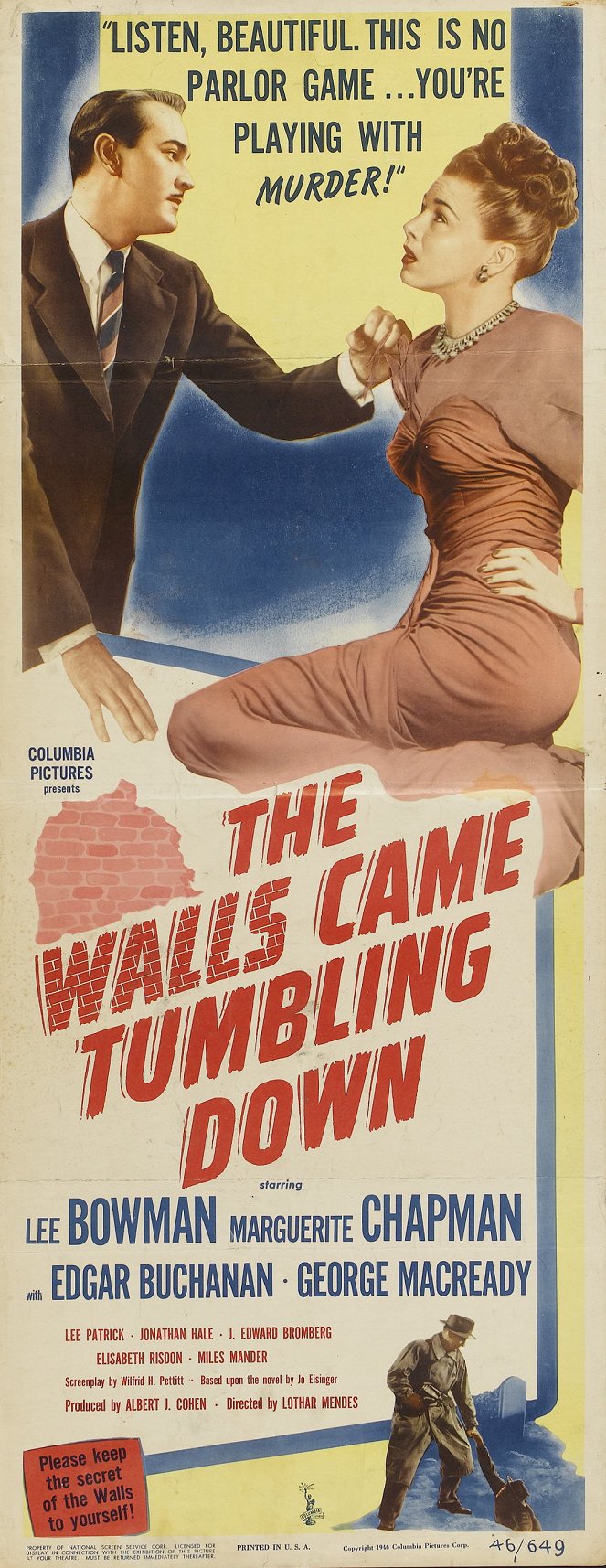 The Walls Came Tumbling Down - Affiches