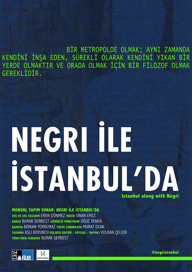 Negri ile İstanbul'da - Plakaty