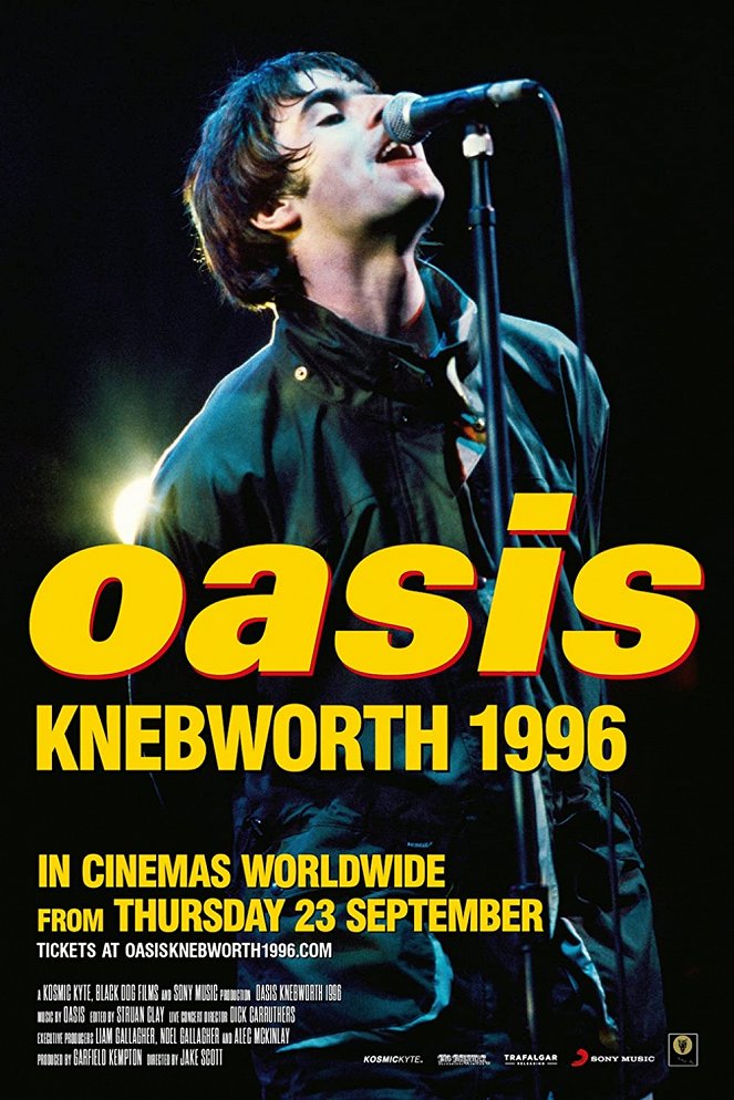 Oasis Knebworth 1996 - Plakaty
