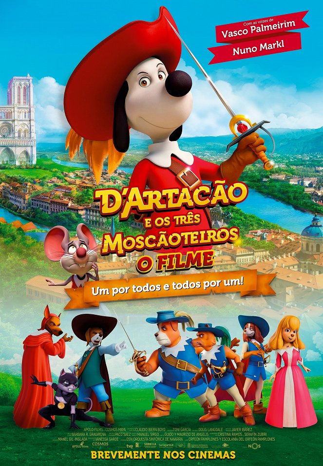 D'Artacão e os 3 Moscãoteiros - Cartazes