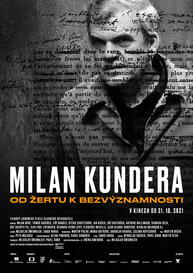Milan Kundera: Od Žertu k Bezvýznamnosti - Julisteet