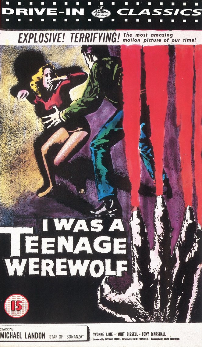 I was a teenage werewolf - Affiches