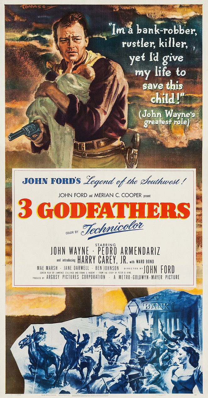 3 Godfathers - Posters