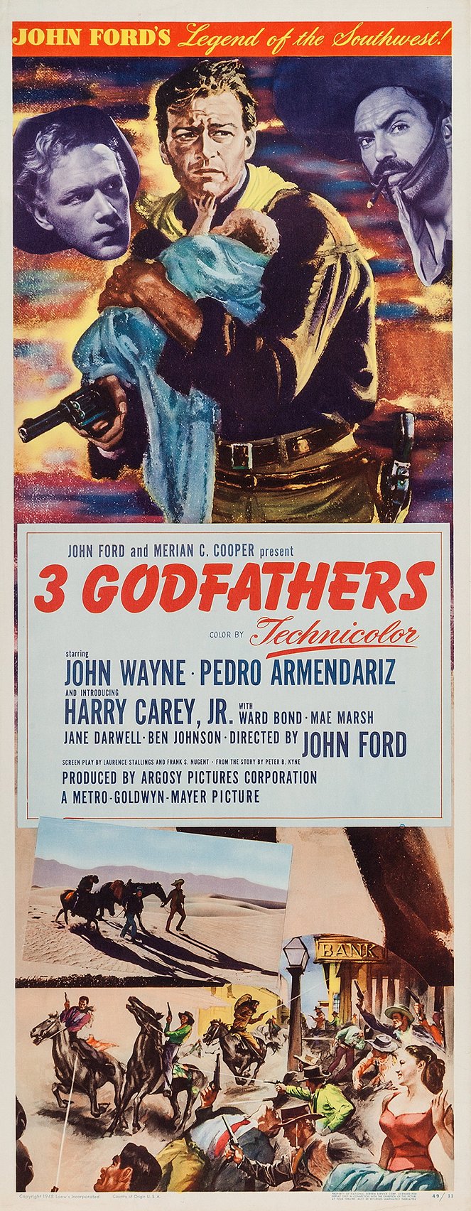 3 Godfathers - Cartazes