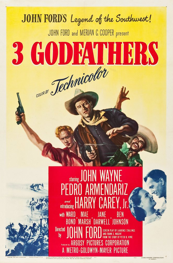 3 Godfathers - Cartazes
