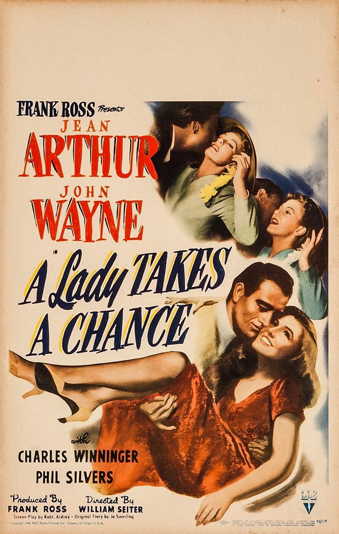 A Lady Takes a Chance - Affiches