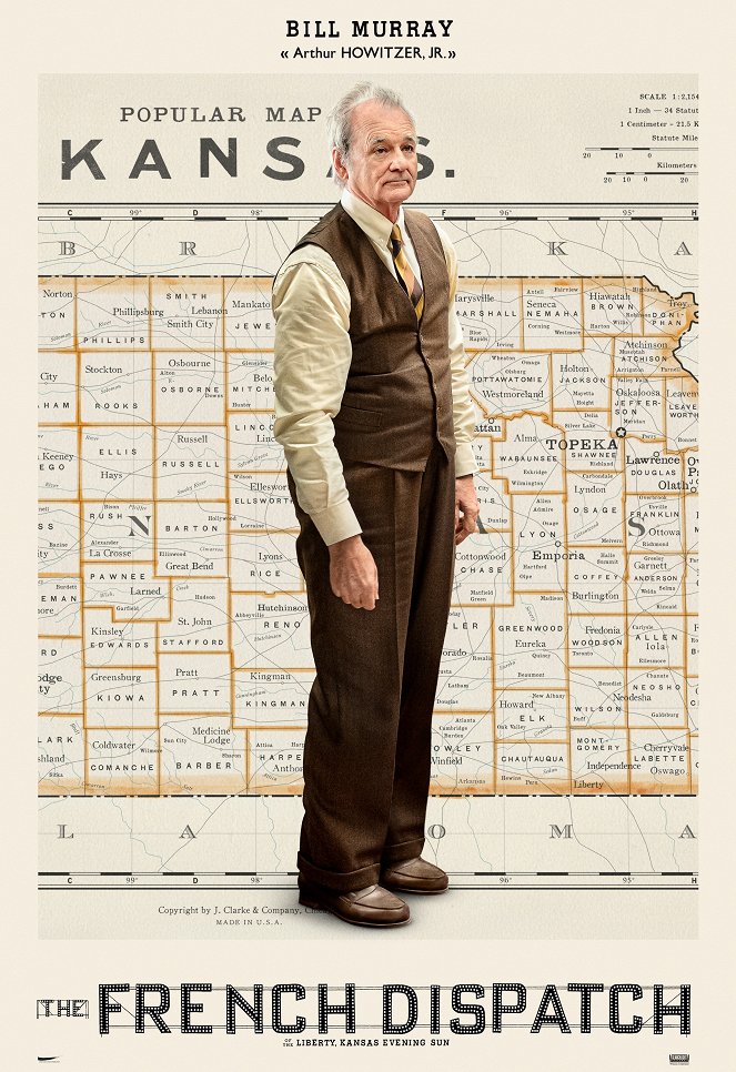 Francouzská depeše Liberty, Kansas Evening Sun - Plakáty