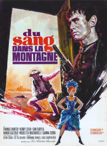 Du sang dans la montagne - Affiches