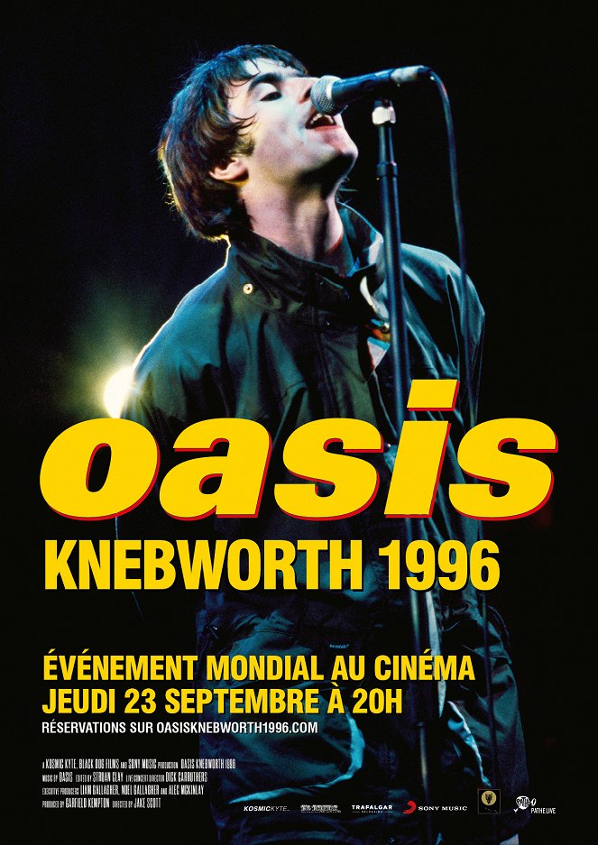 Oasis Knebworth 1996 - Affiches