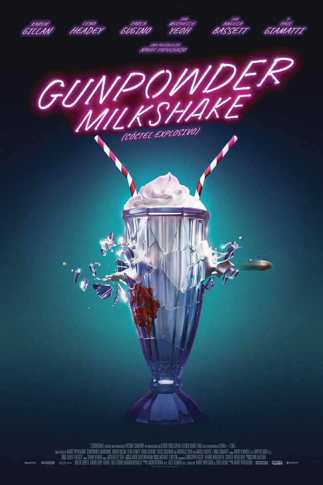 Gunpowder Milkshake (Cóctel explosivo) - Carteles