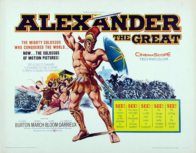 Nagy Sándor, a hódító - Plakátok