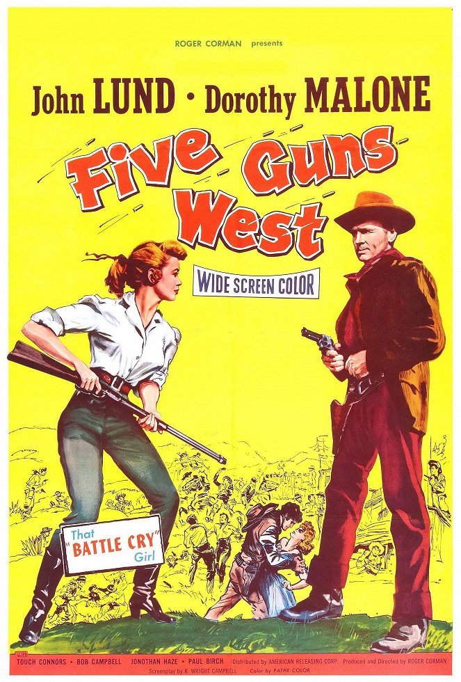Fünf Revolver gehen nach Westen - Plakate