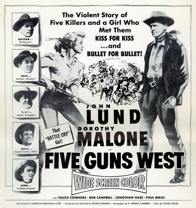 Five Guns West - Plakátok