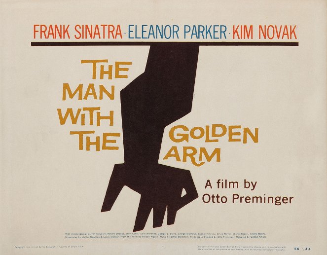 De man met de gouden arm - Posters