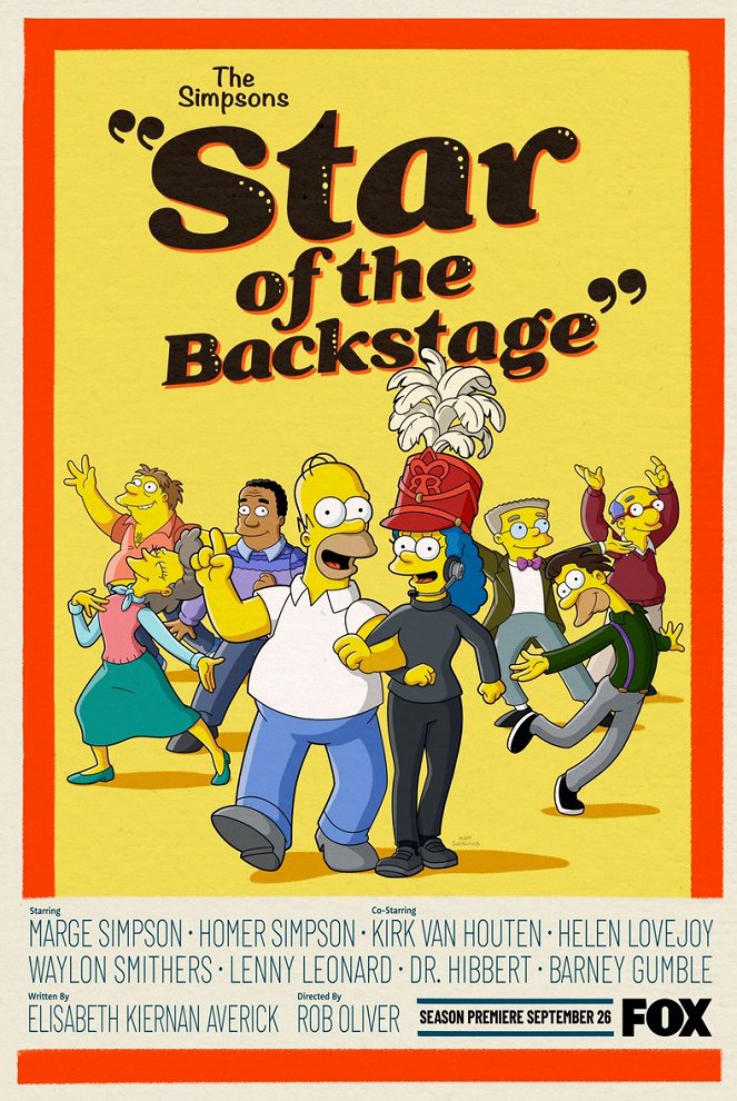 The Simpsons - The Star of Backstage - Posters