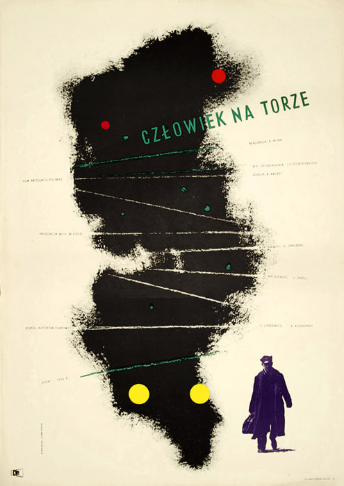 Man on the Tracks - Posters