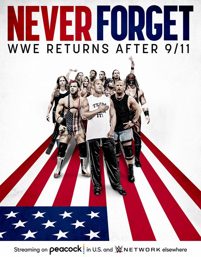 Never Forget: WWE Returns After 9/11 - Cartazes