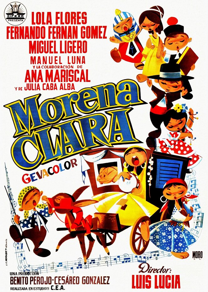 Morena Clara - Cartazes