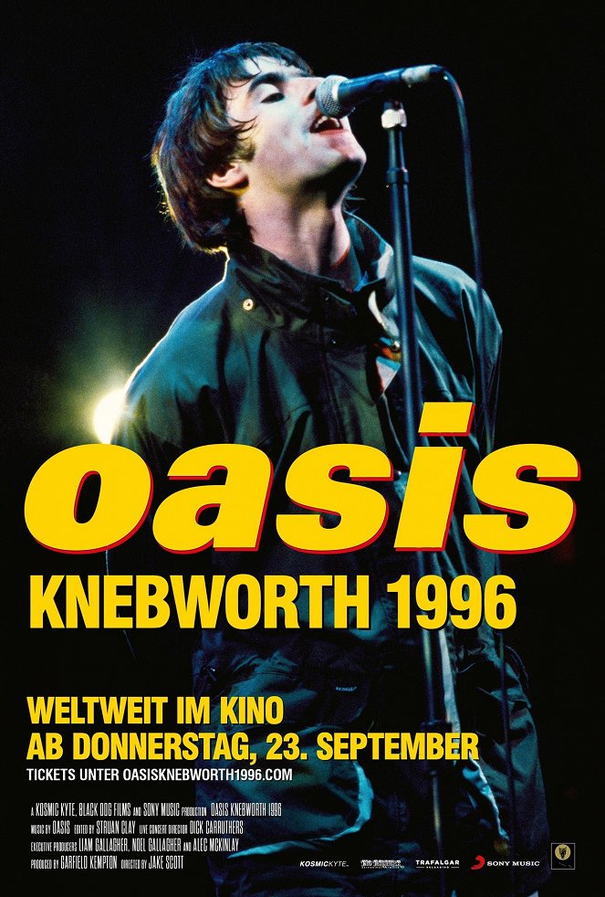 Oasis Knebworth 1996 - Plakate
