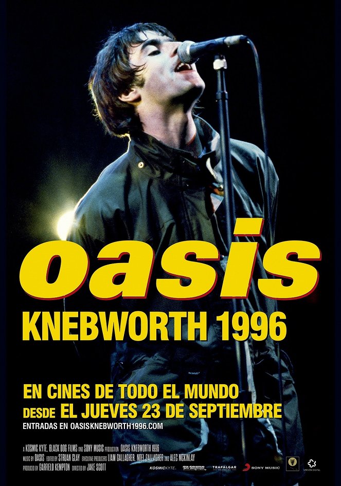 Oasis Knebworth 1996 - Carteles