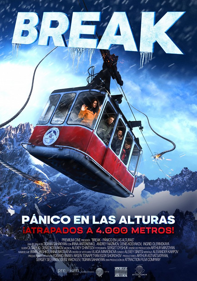 Break, pánico en las alturas - Carteles