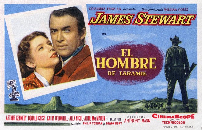 El hombre de Laramie - Carteles