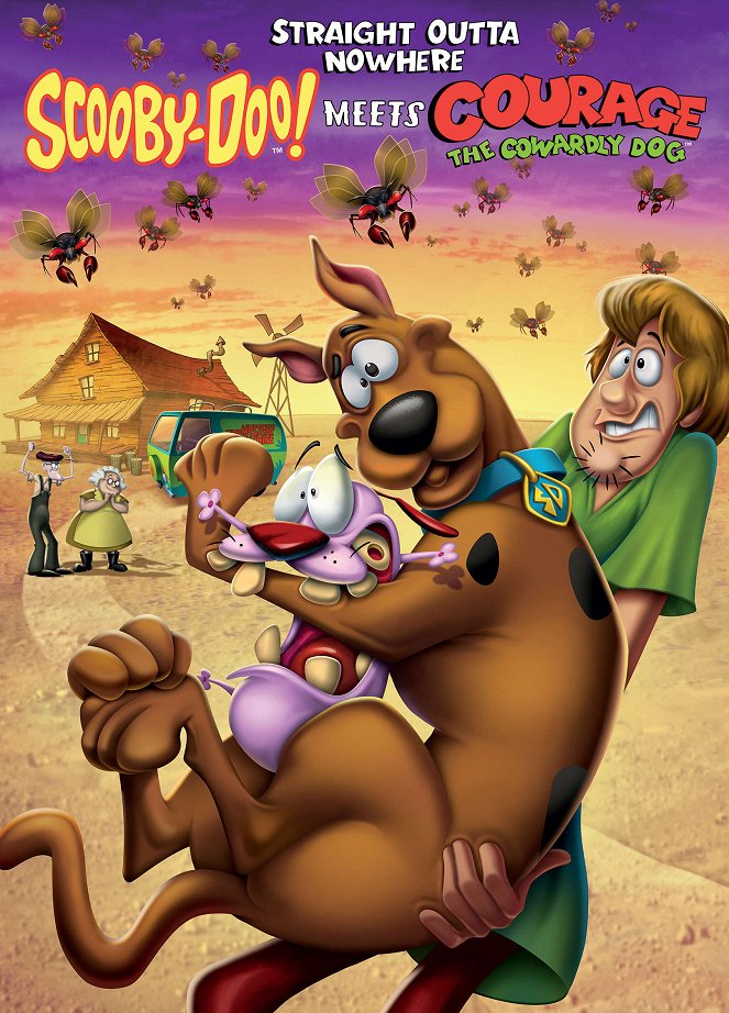 Straight Outta Nowhere: Scooby-Doo! Meets Courage the Cowardly Dog - Cartazes