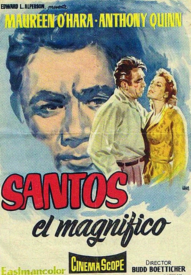 Santos, el Magnífico - Carteles