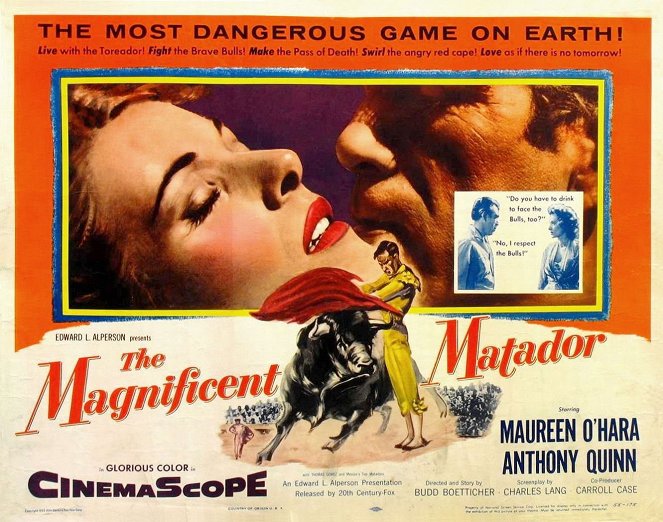 The Magnificent Matador - Affiches