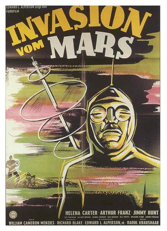 Najeźdźcy z Marsa - Plakaty