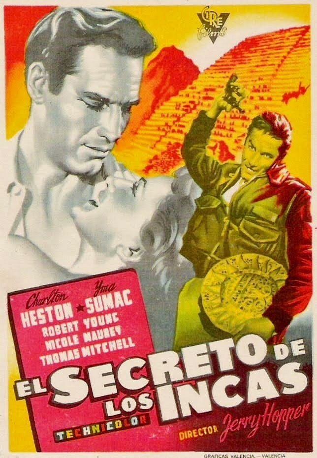 El secreto de los incas - Carteles