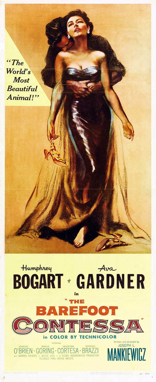 Die barfüßige Gräfin - Plakate