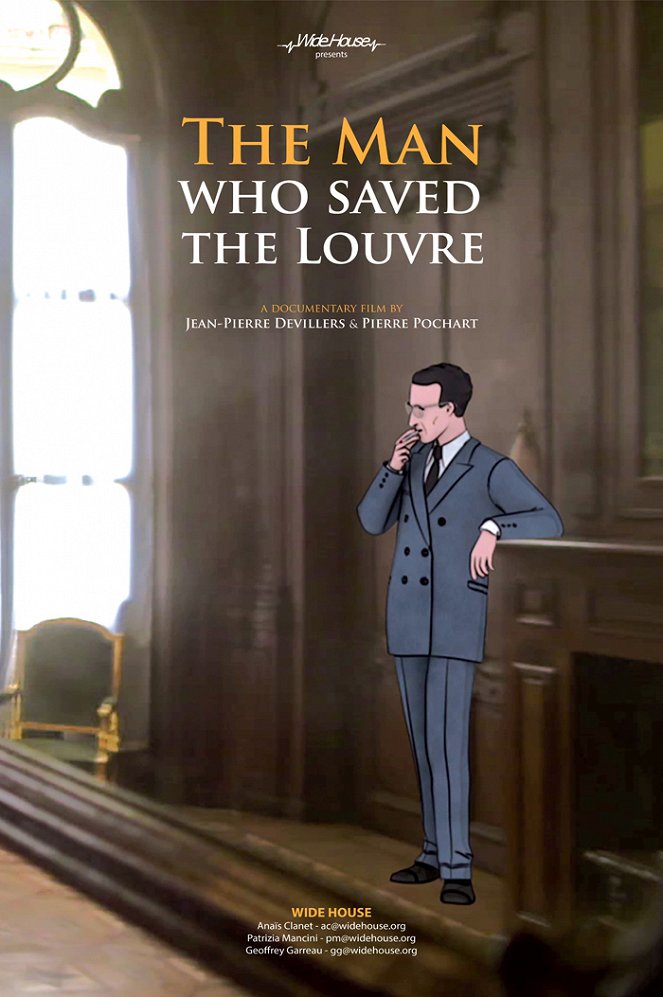 Muž, který zachránil Louvre - Plakáty