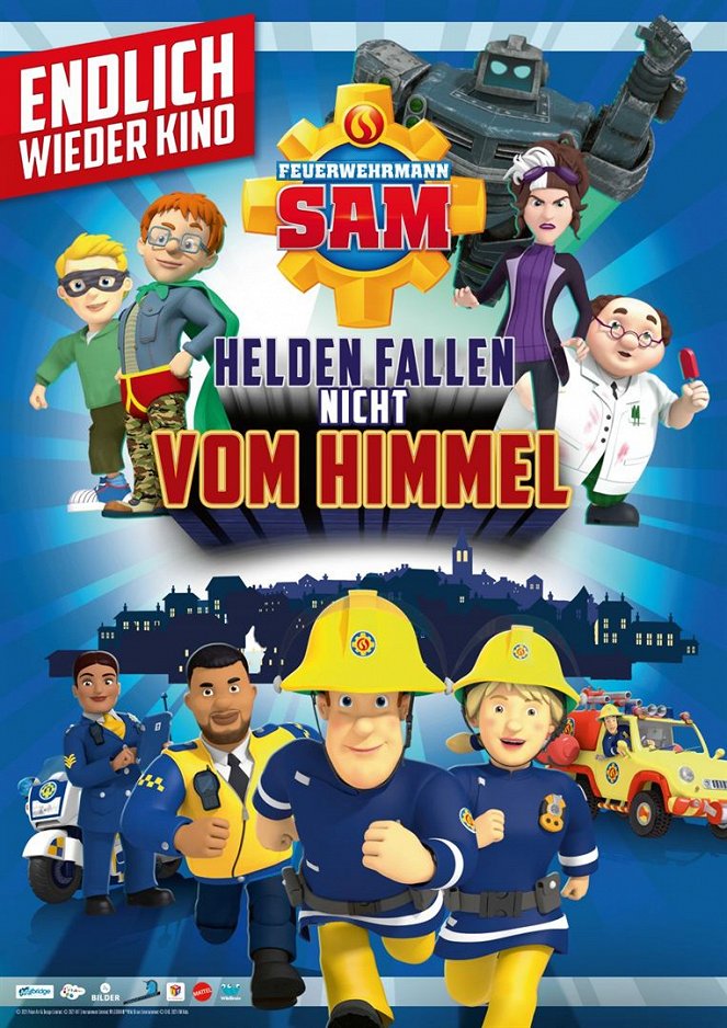Feuerwehrmann Sam - Helden fallen nicht vom Himmel - Plakate