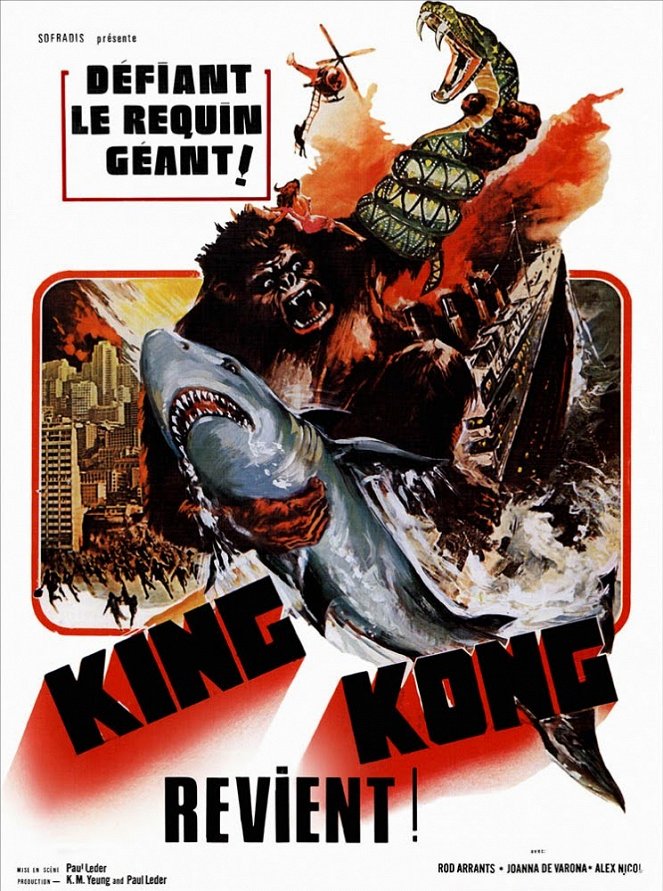 King Kong revient - Affiches