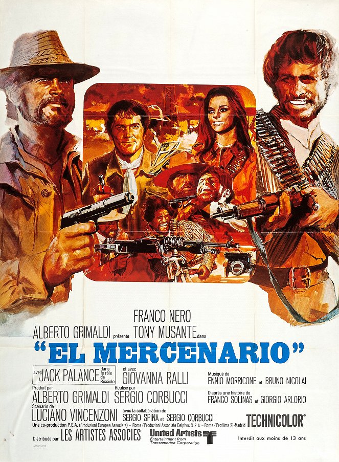 El mercenario - Affiches