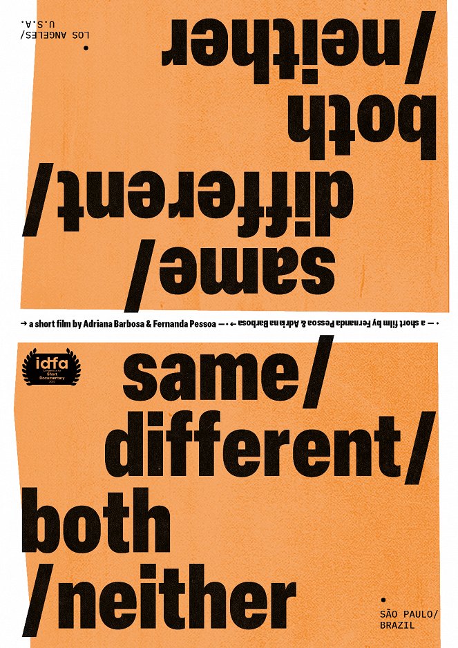Igual/Diferente/Ambas/Nenhuma - Plakaty