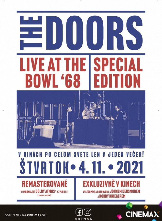 The Doors Live at the Bowl '68 - Plagáty