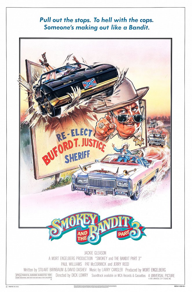 Smokey and the Bandit Part 3 - Plakaty