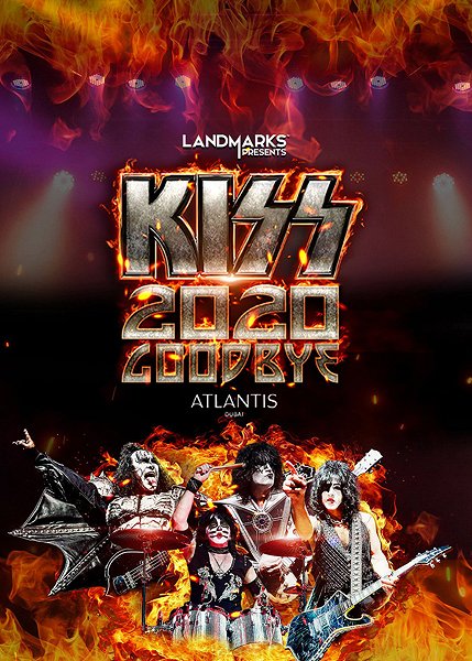 Kiss 2020 Goodbye - Plakátok