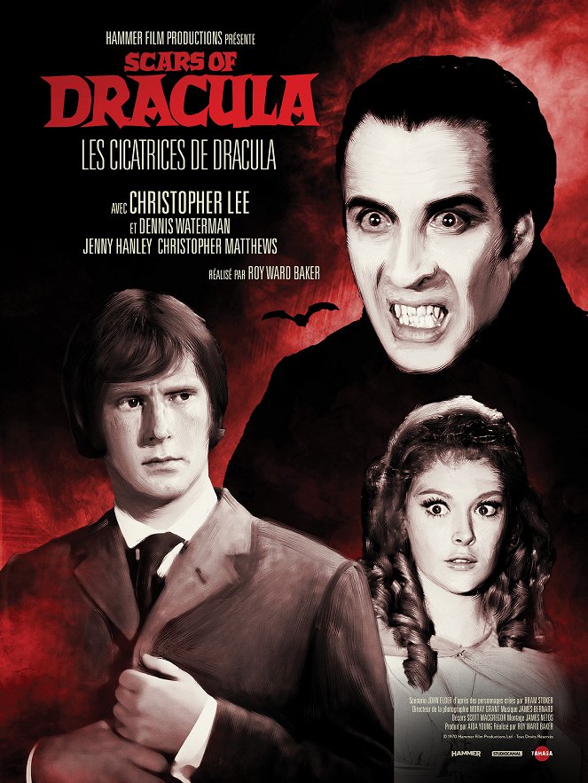 Les Cicatrices de Dracula - Affiches