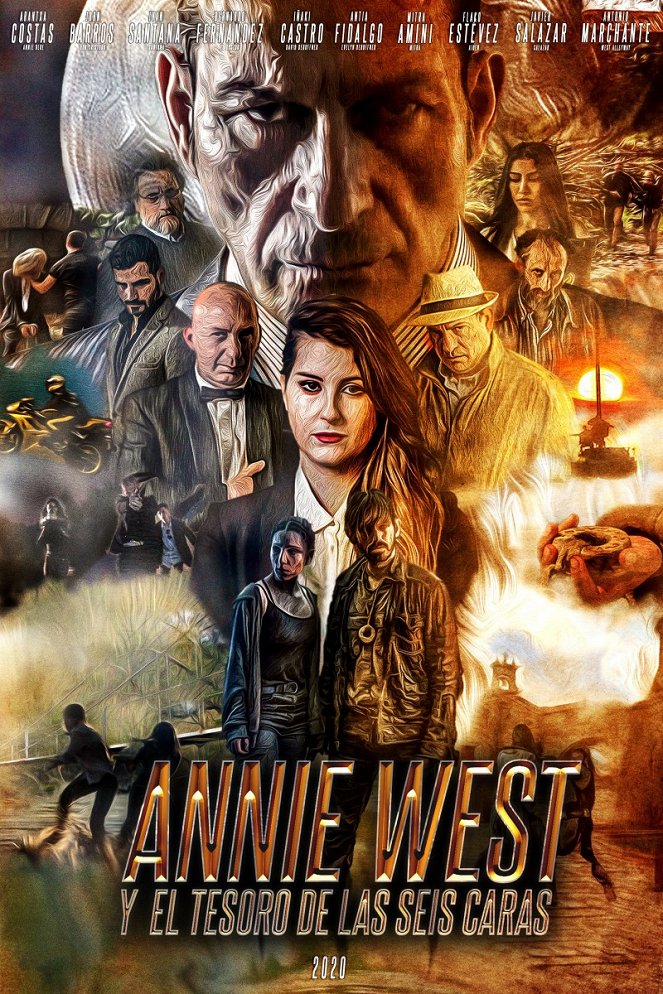 Annie West y el tesoro de las seis caras - Plakaty