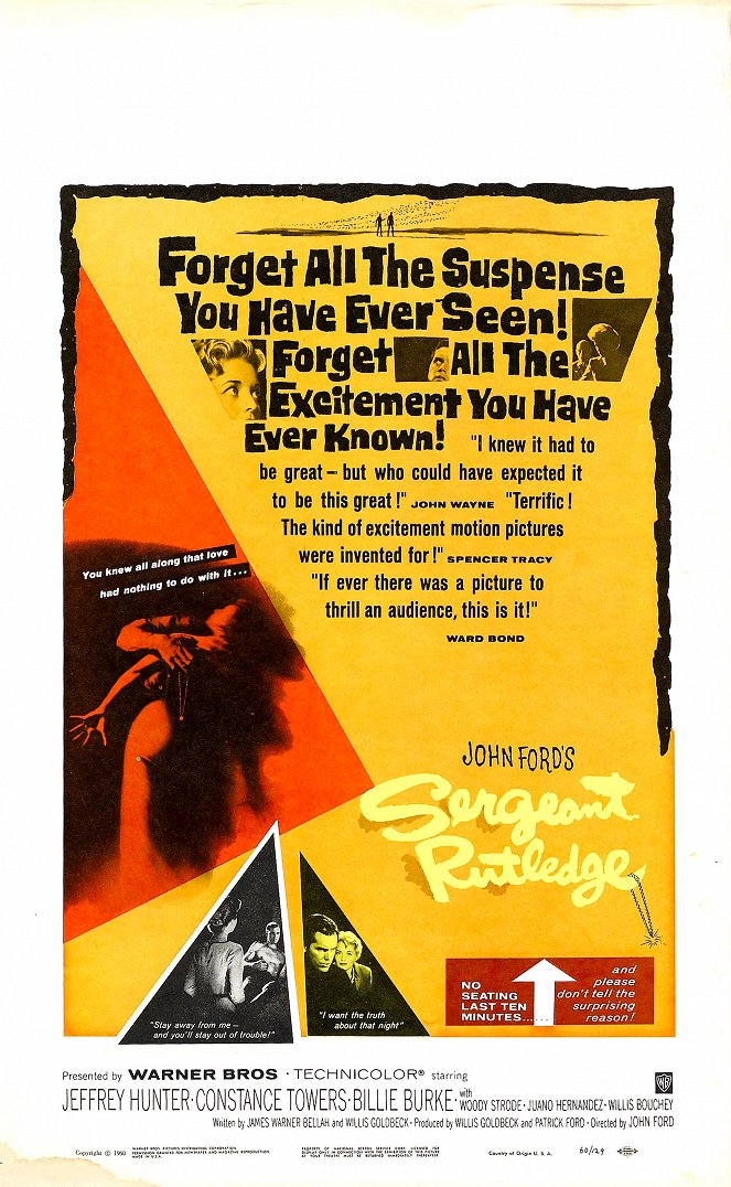 Rutledge őrmester - Plakátok