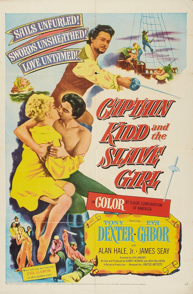 Captain Kidd and the Slave Girl - Posters